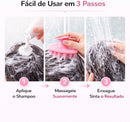 Escova Massageadora Capilar de Silicone