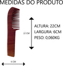 Pente de Madeira Antifrizz